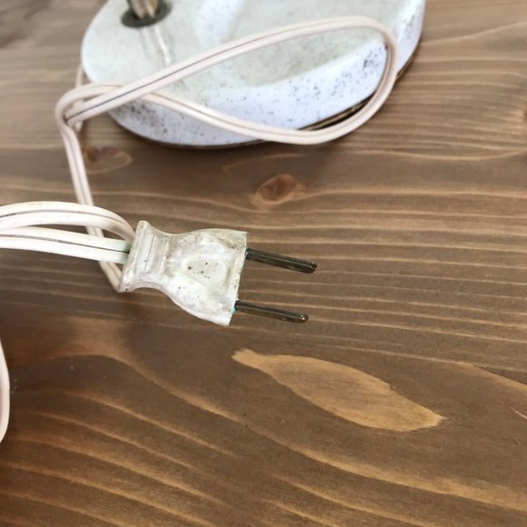 Brass Bullet Lamp with Ceramic Ashtray Base Vintage MCM Gooseneck Lamp - Picture 6 of 13